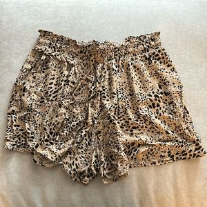 Flowy Cheetah Shorts